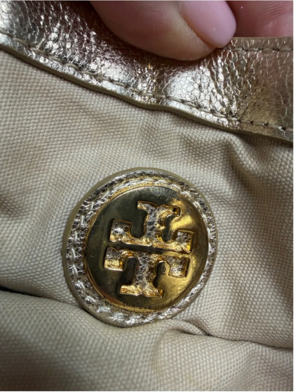 Women's Tory Burch Gold Crossbody Bag One Size